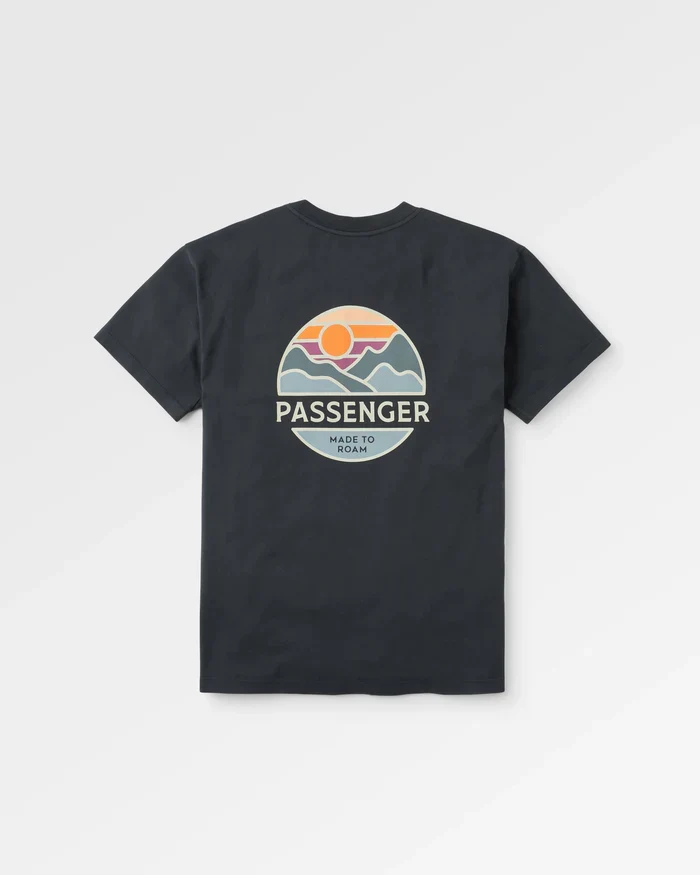 PASSENGER Laidback Recycled Cotton Relaxed Fit T-Shirt black