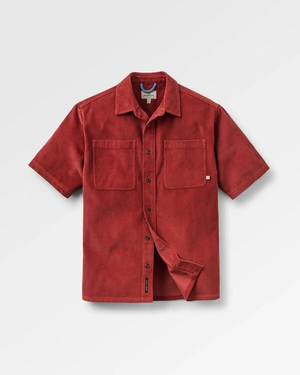 PASSENGER Backcountry Short Sleeve Cord Shirt 2.0 redwood