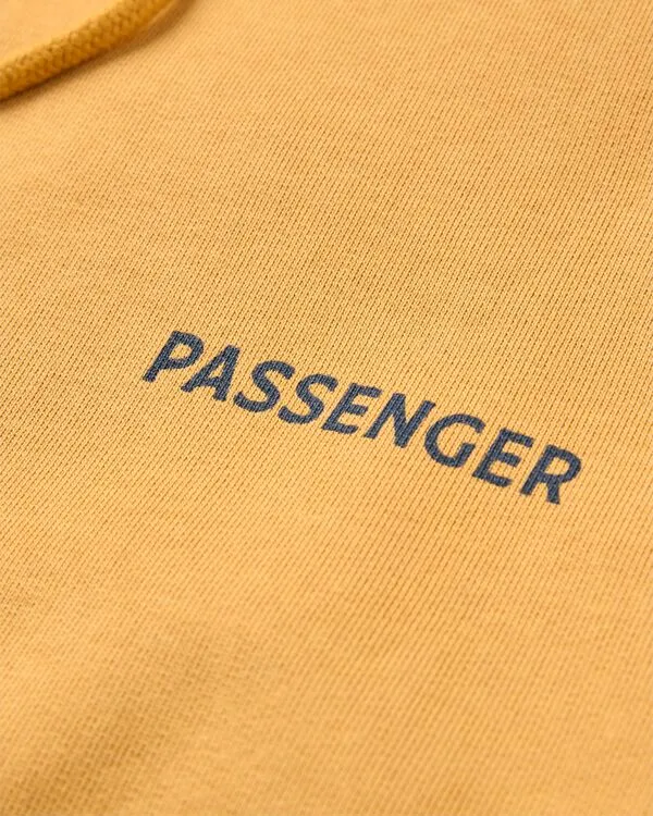 PASSENGER Roamer Recycled Cotton Hoodie spruce yellow