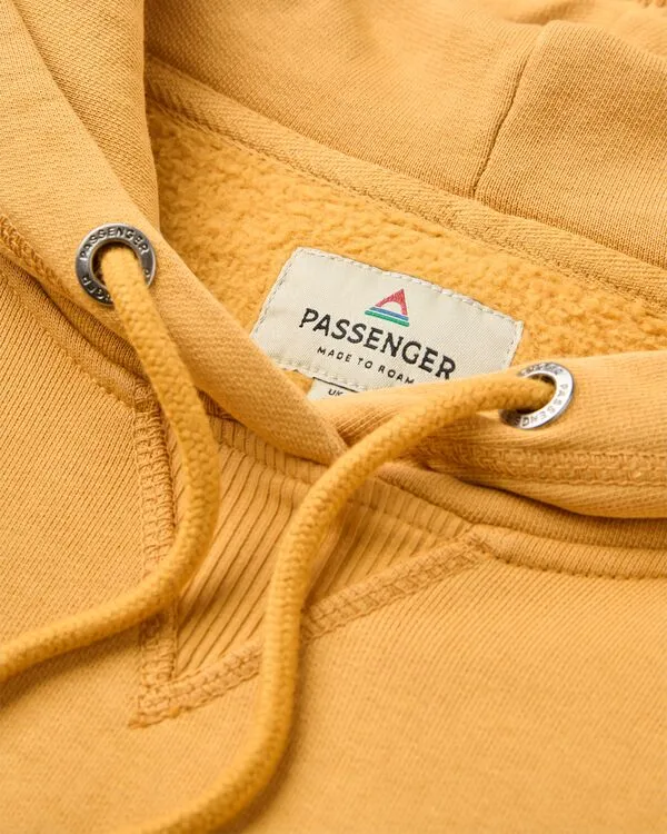 PASSENGER Roamer Recycled Cotton Hoodie spruce yellow