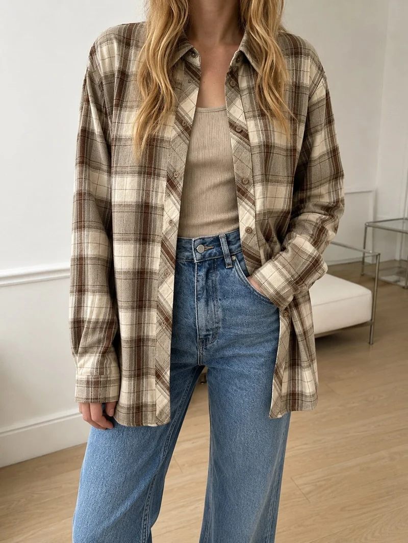 A-Bee - Nahia Shirt - Coffee