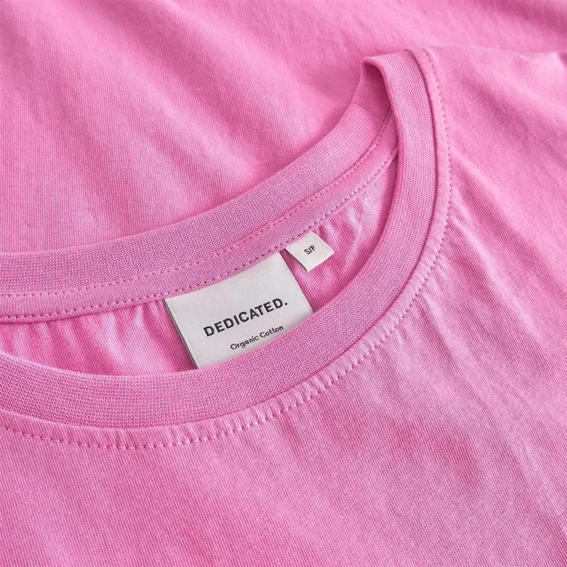 DEDICATED T-Shirt Visby Sea Shells Emb Moonlite Pink