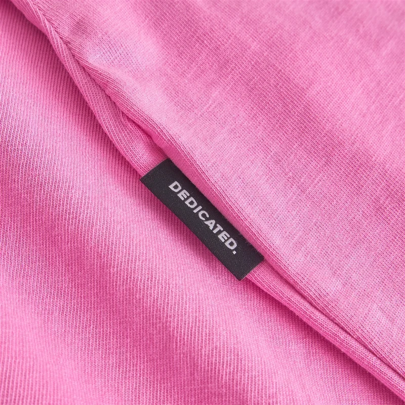 DEDICATED T-Shirt Visby Sea Shells Emb Moonlite Pink