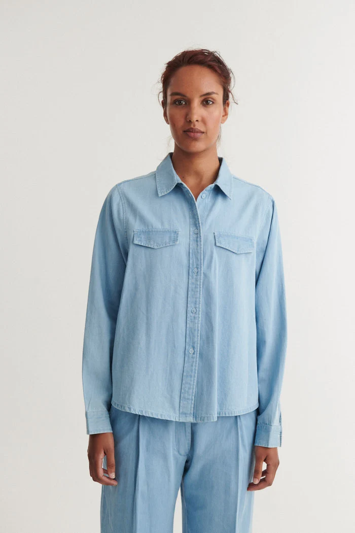 BASIC APPAREL Cody Shirt light wash
