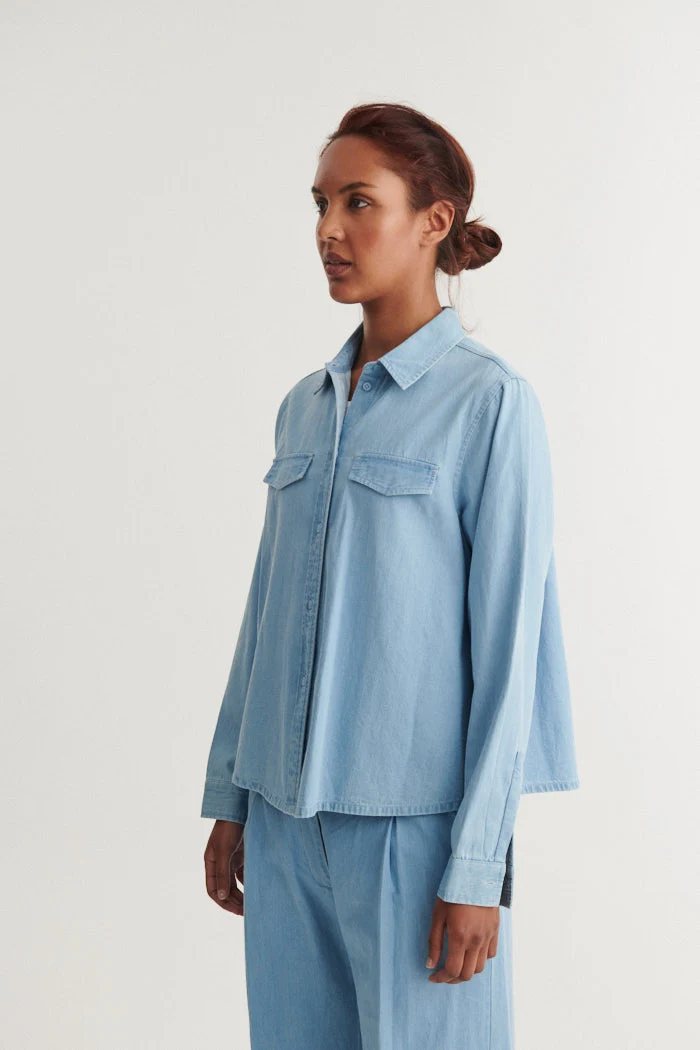 BASIC APPAREL Cody Shirt light wash