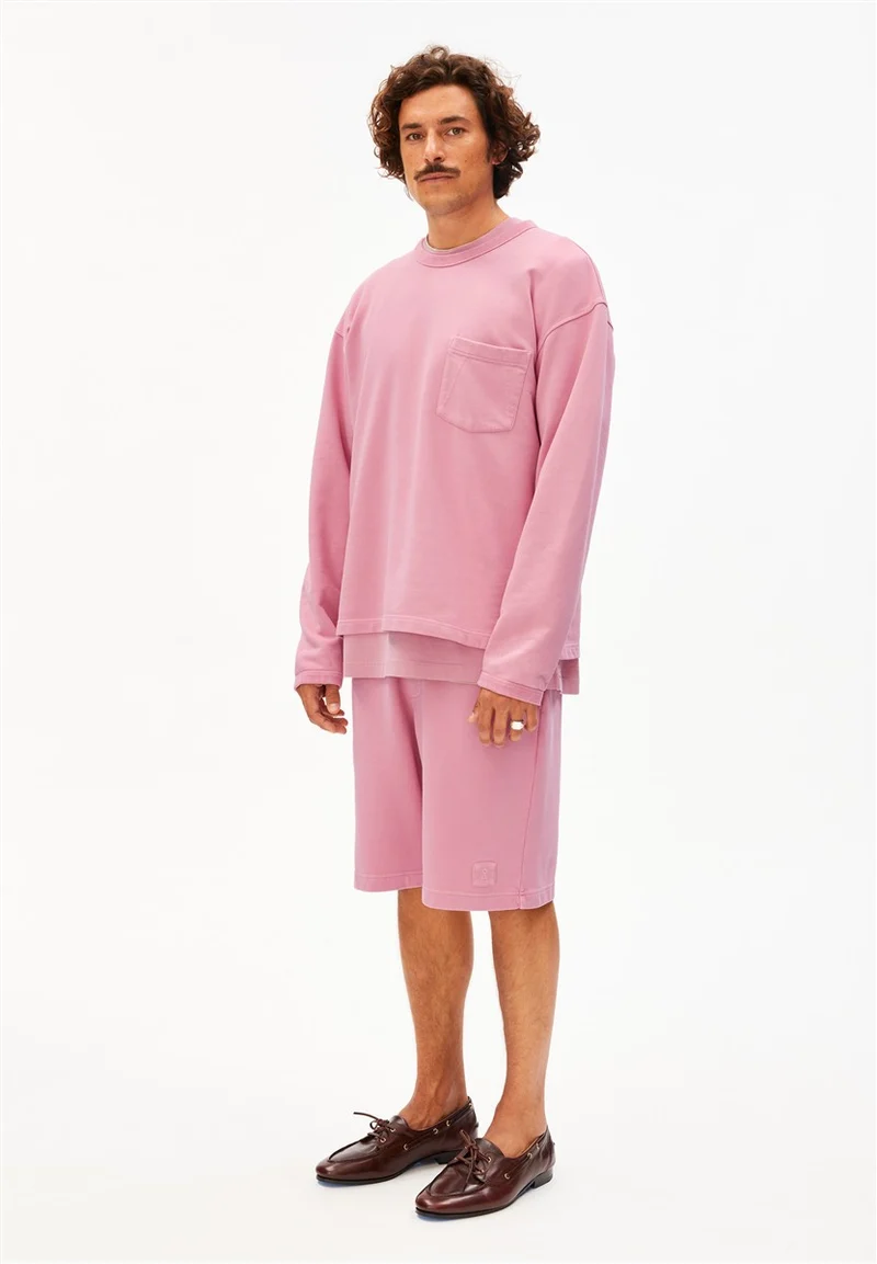 ARMEDANGELS Gmt Dye Sweatshirt washed berry washed