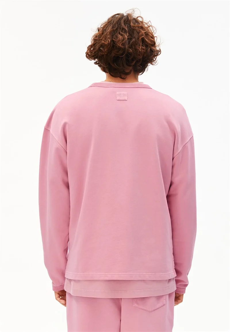ARMEDANGELS Gmt Dye Sweatshirt washed berry washed
