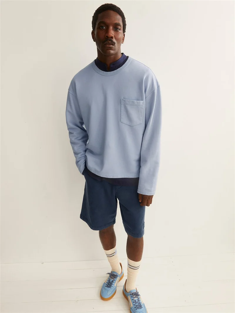 ARMEDANGELS Gmt Dye Sweatshirt wedgwood washed