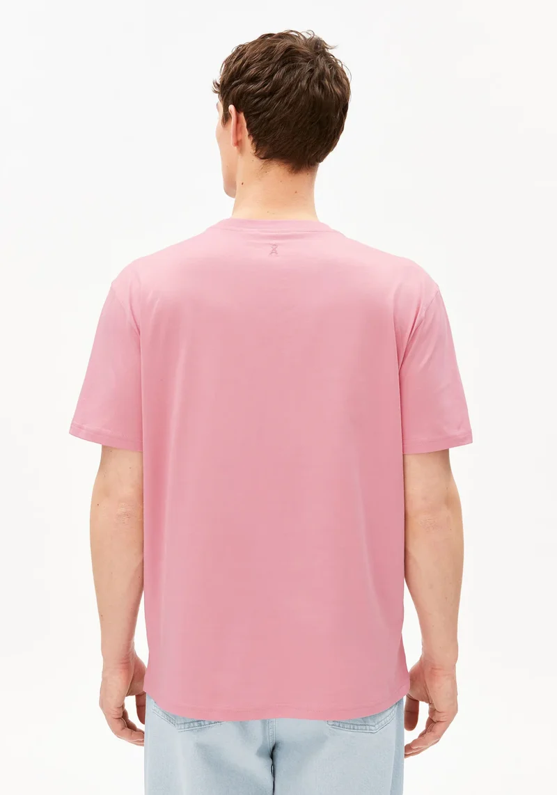 ARMEDANGELS Maarkos Mid Weight T-Shirt washed berry