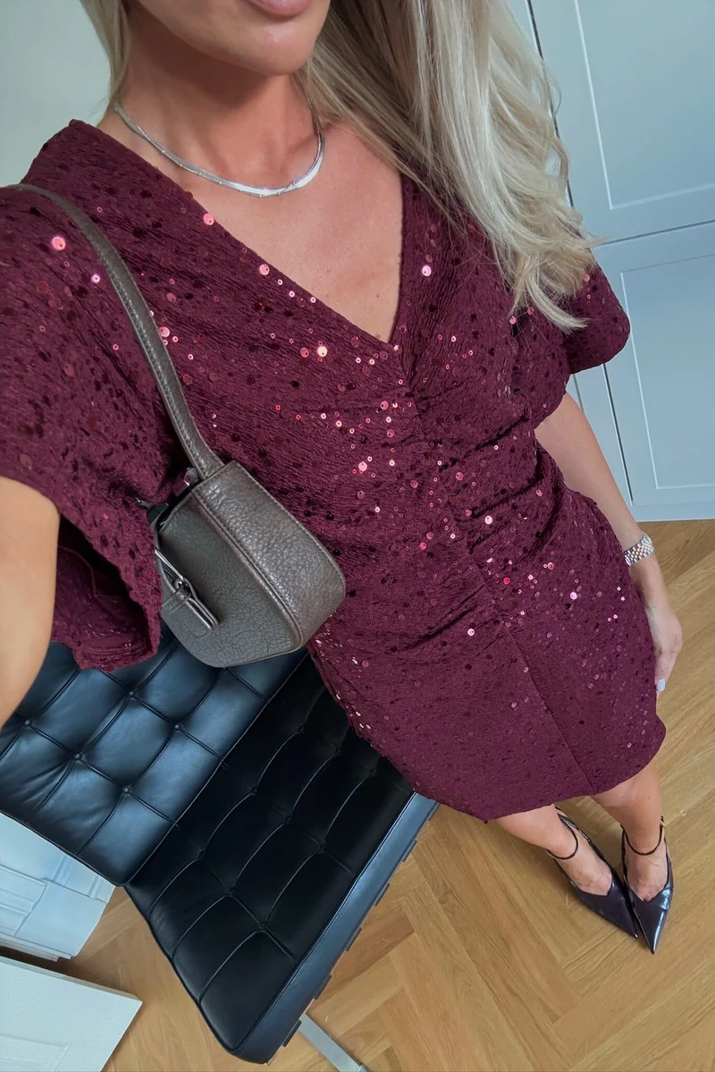 Noella - Soli Dress 11630001 - 1393 - Winetasting