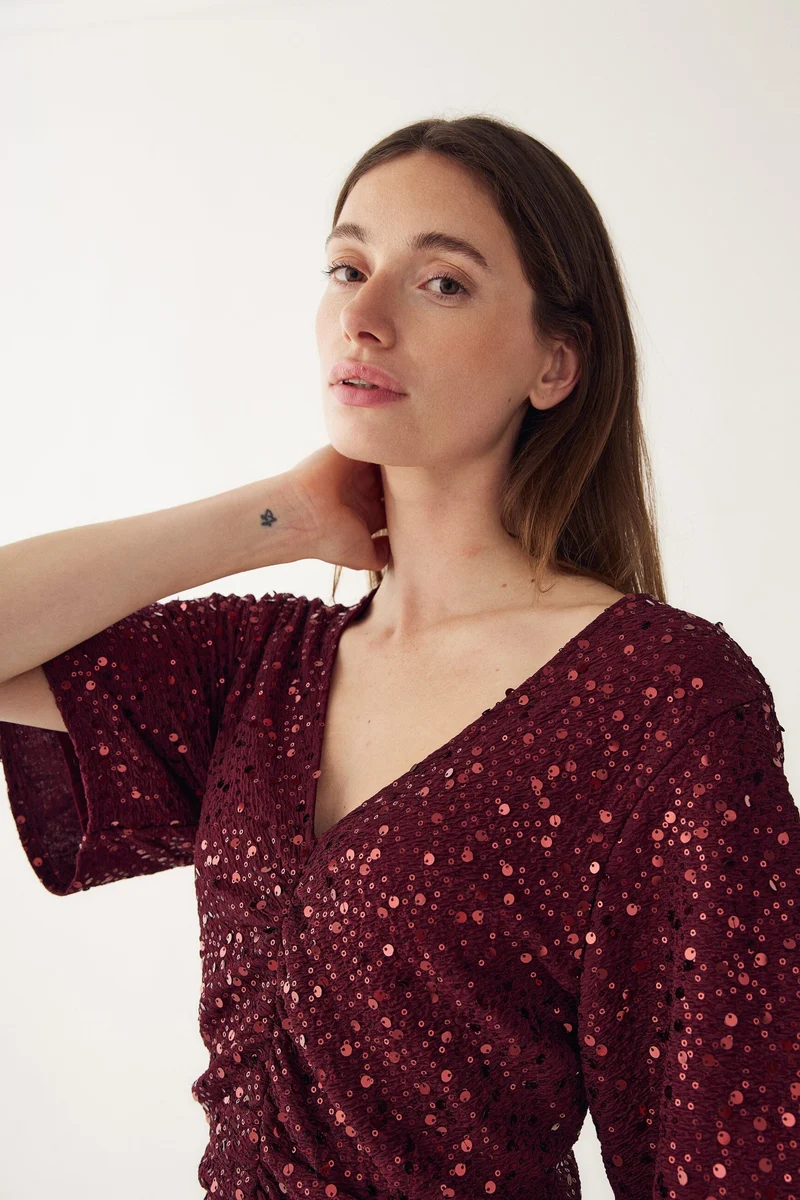 Noella - Soli Dress 11630001 - 1393 - Winetasting
