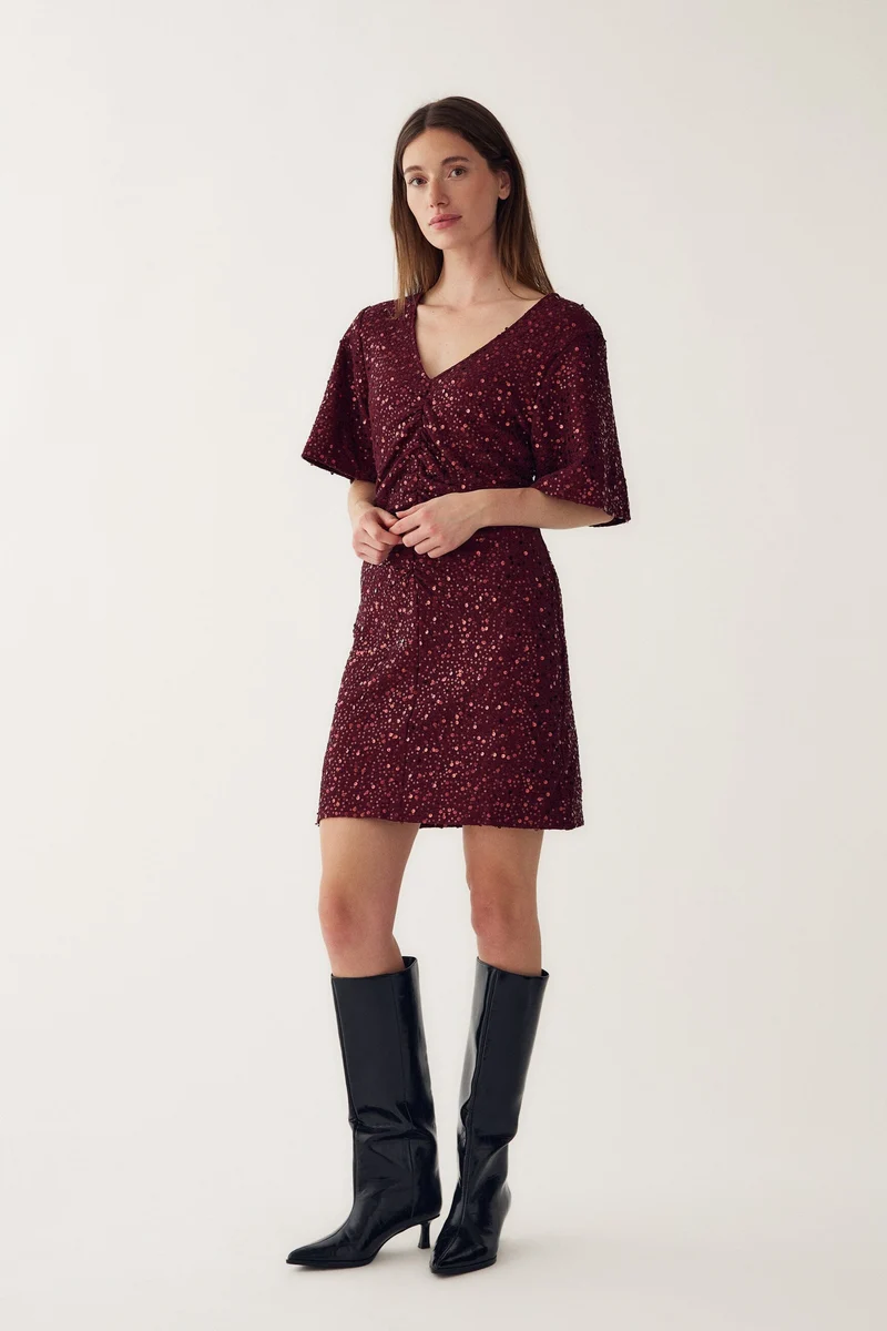 Noella - Soli Dress 11630001 - 1393 - Winetasting