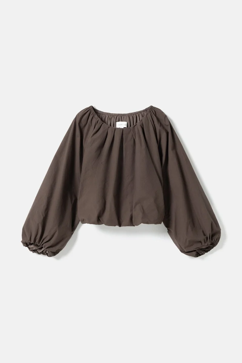 Noella - N-Margie Ls Top 16620001 - 674 - Chocolate
