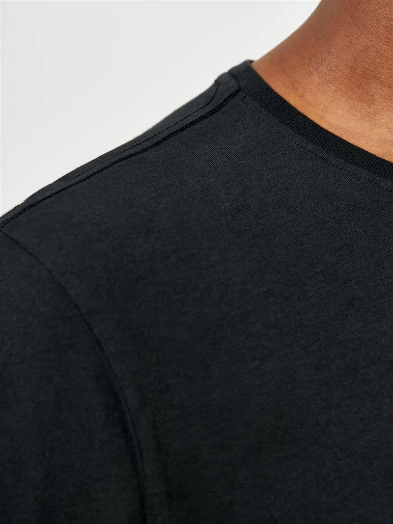 KNOWLEDGE COTTON APPAREL Basic T-Shirt black jet
