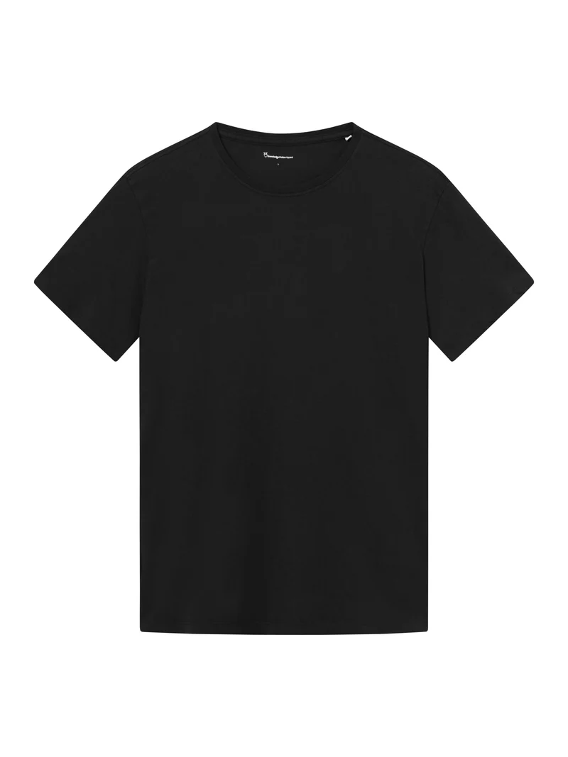 KNOWLEDGE COTTON APPAREL Basic T-Shirt black jet