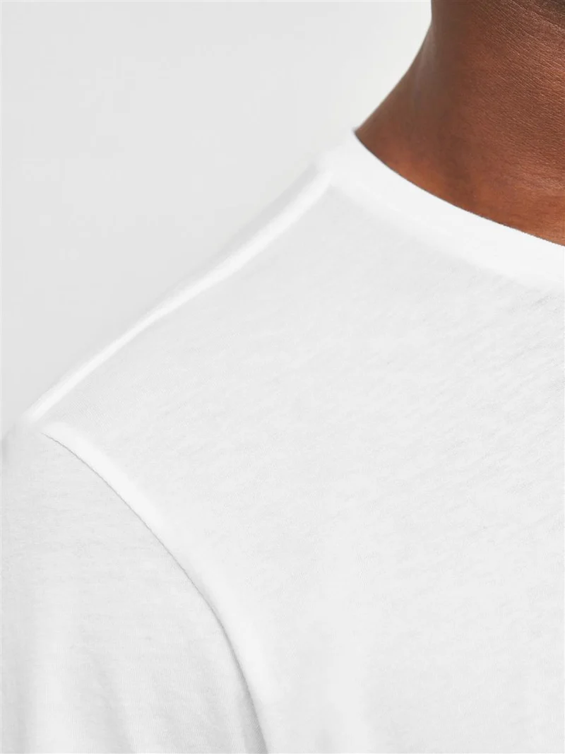 KNOWLEDGE COTTON APPAREL Basic T-Shirt bright white