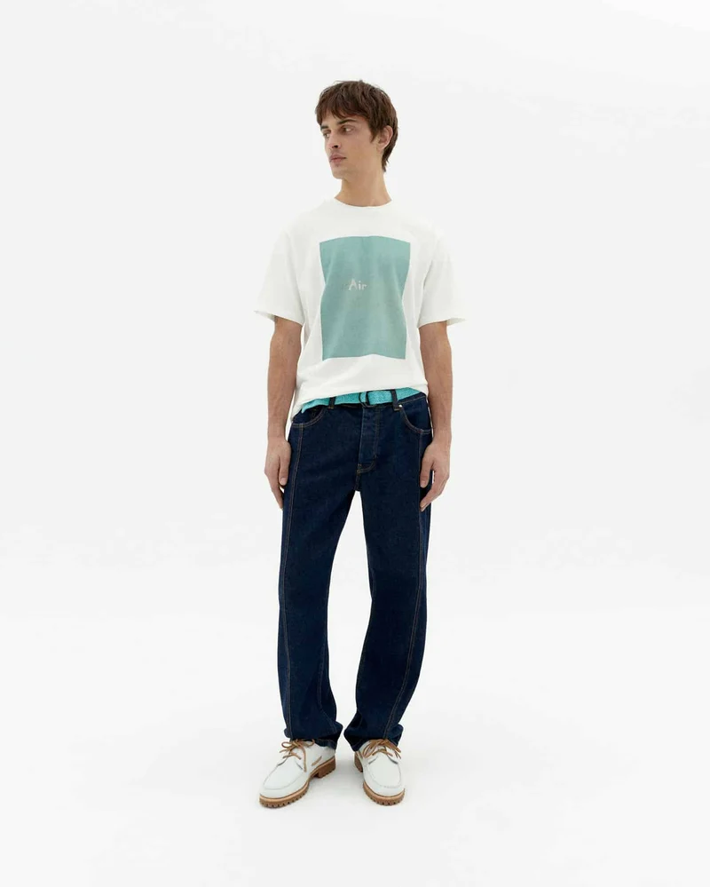 THINKING MU Air Zach Tee white