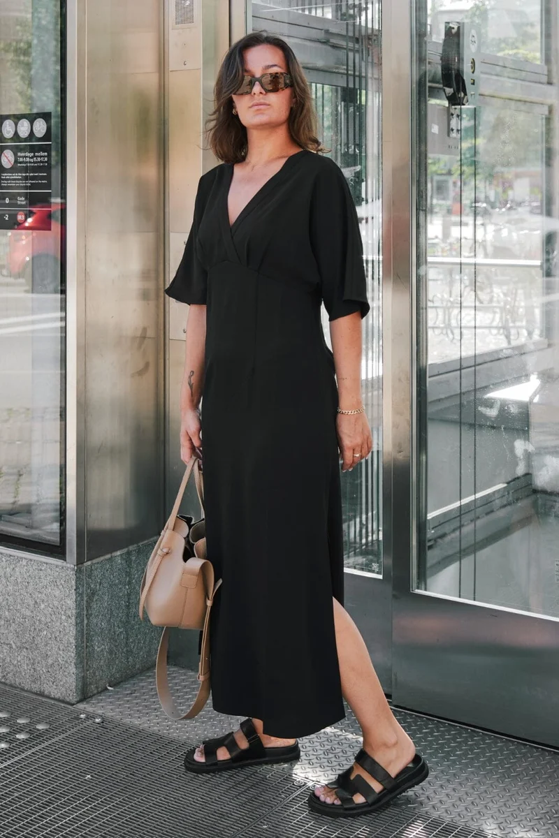 Neo Noir - Myran Solid Dress - Black