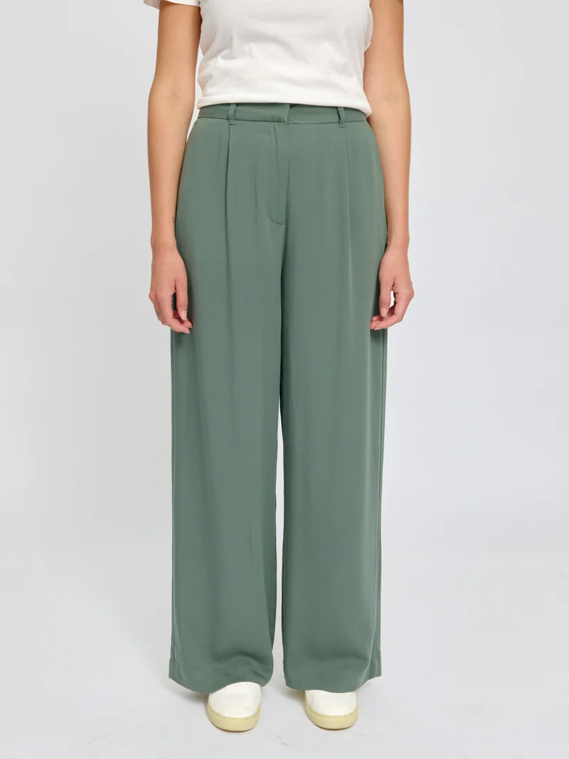 MAZINE Pleated Viscose Pants bottle