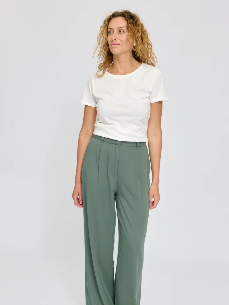 MAZINE Pleated Viscose Pants bottle