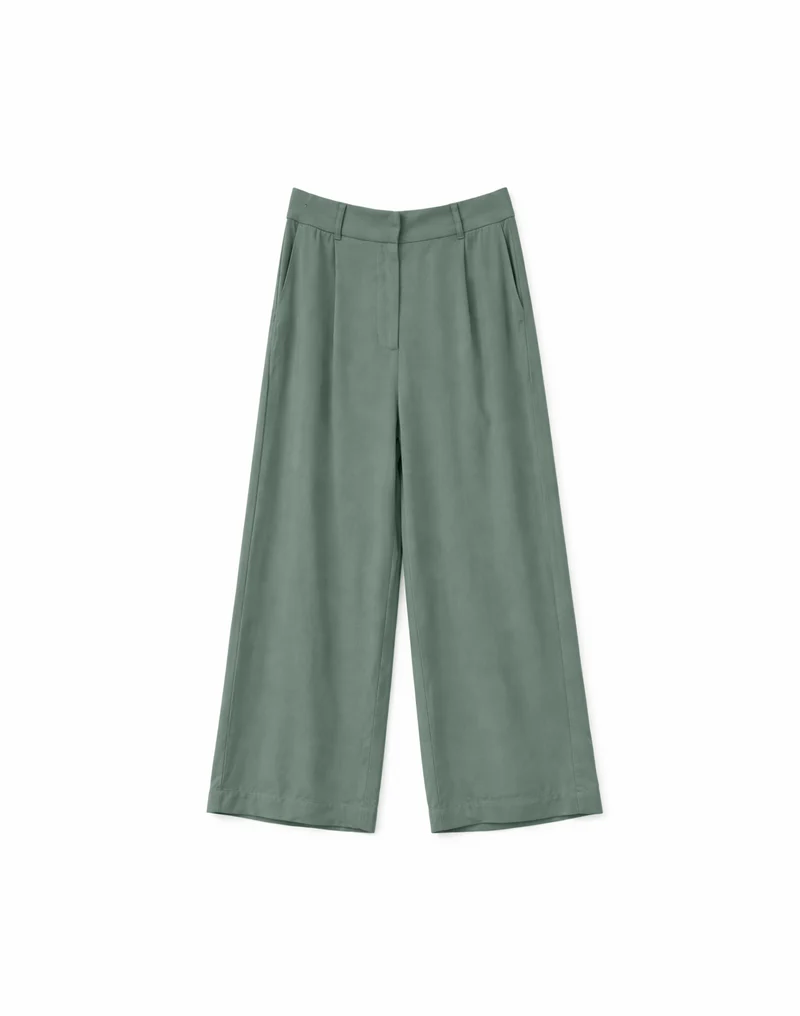 MAZINE Pleated Viscose Pants bottle