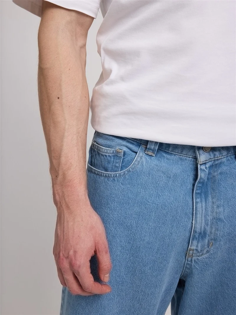 MAZINE Denim Shorts light blue wash