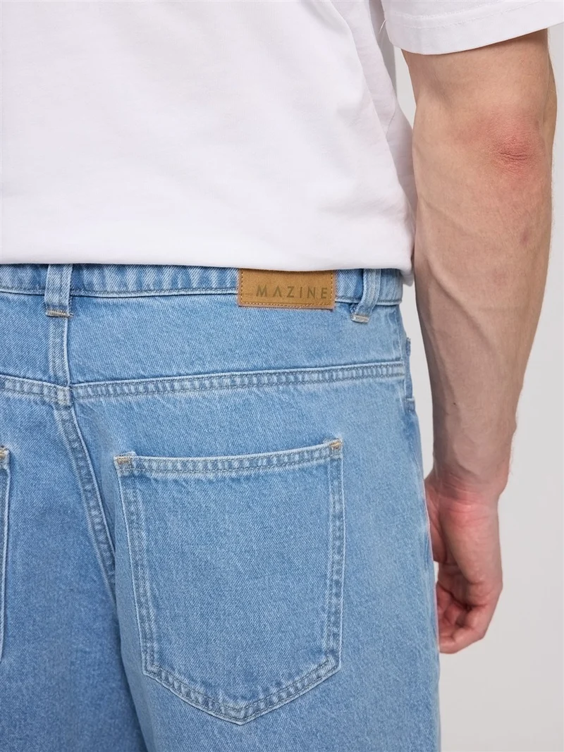 MAZINE Denim Shorts light blue wash