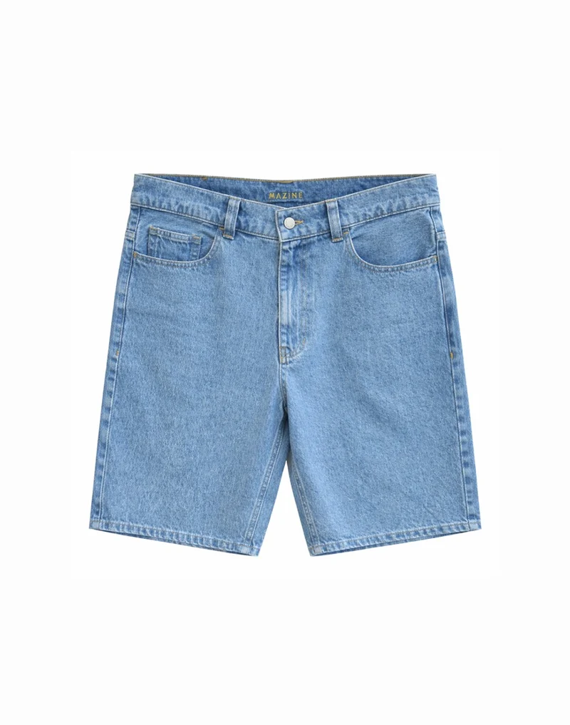 MAZINE Denim Shorts light blue wash