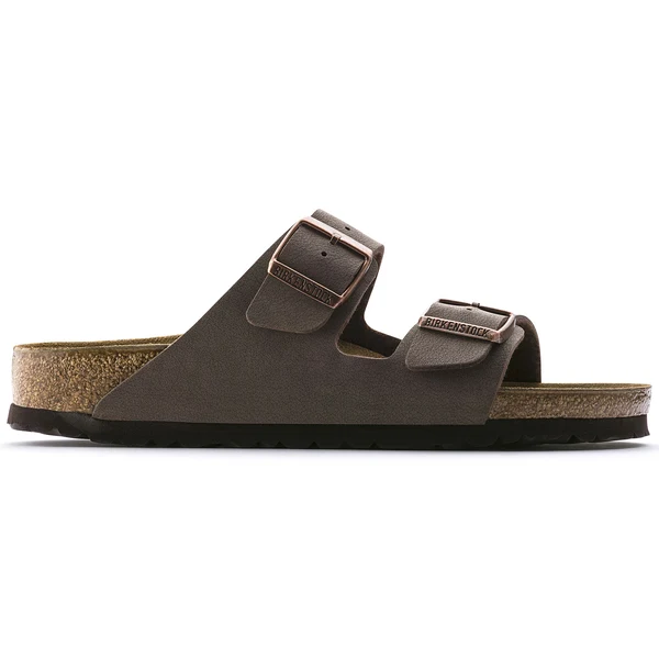 BIRKENSTOCK Arizona Birko-Flor Nubuck mocca (schmale Weite)