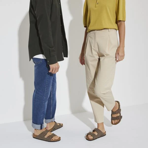 BIRKENSTOCK Arizona Birko-Flor Nubuck mocca (schmale Weite)