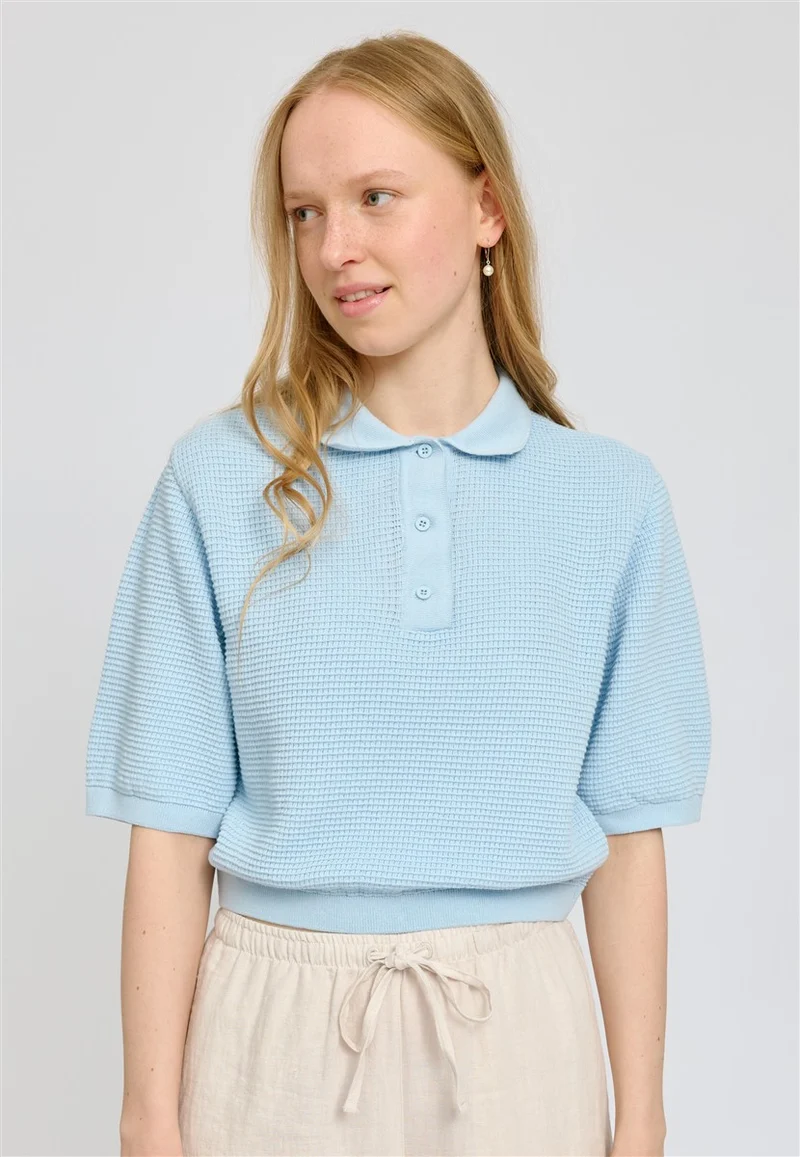 MAZINE Knit Polo dream blue