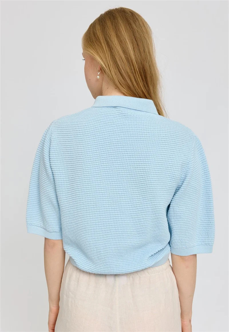 MAZINE Knit Polo dream blue