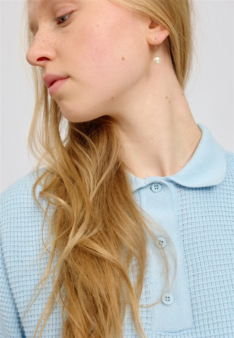 MAZINE Knit Polo dream blue