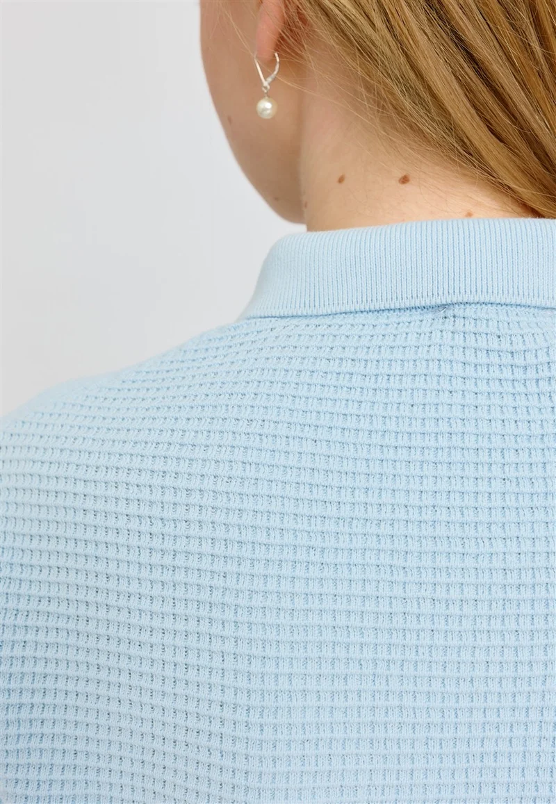 MAZINE Knit Polo dream blue