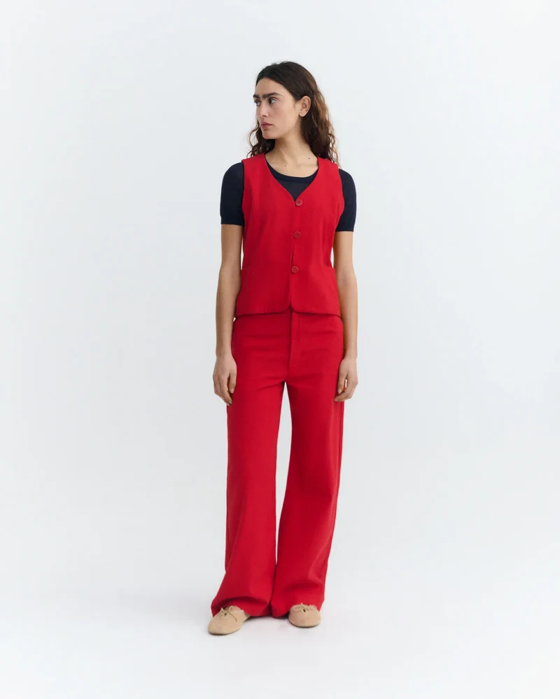 THINKING MU Clavel Karina Pants red