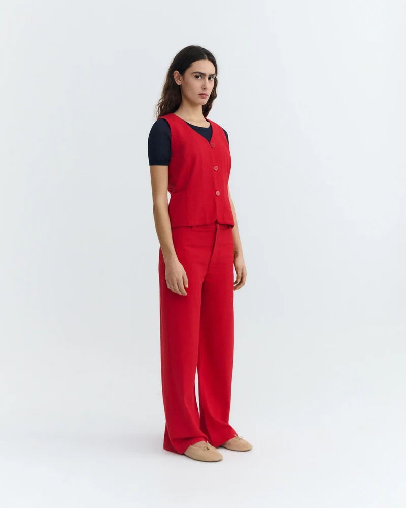 THINKING MU Clavel Karina Pants red