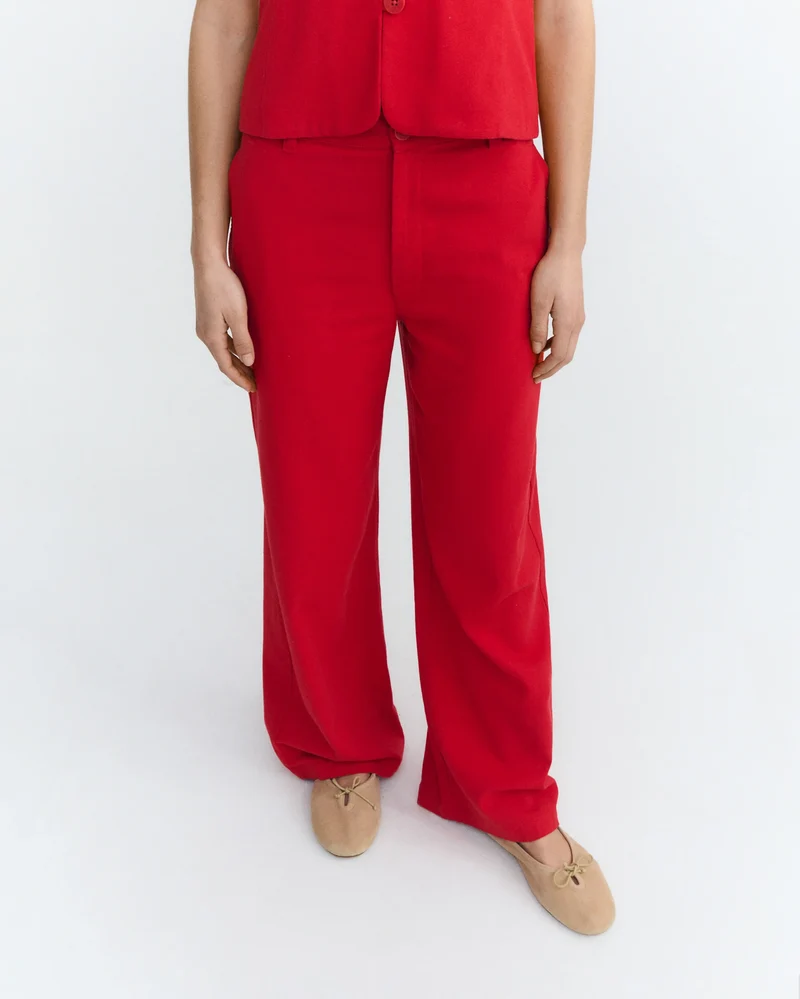 THINKING MU Clavel Karina Pants red