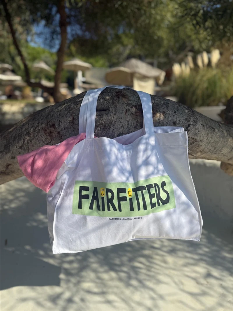 FAIRFITTERS x Marcel Kreuzer XL Jutebeutel