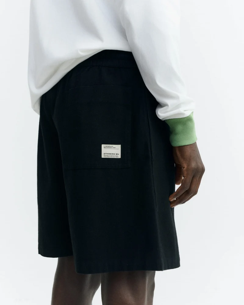 THINKING MU Henry Shorts black