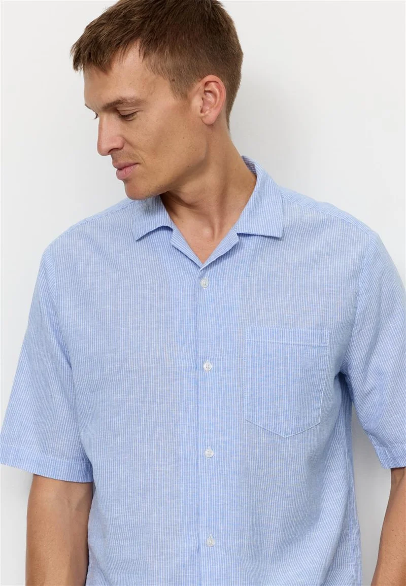 RECOLUTION Cashew Stripes blue