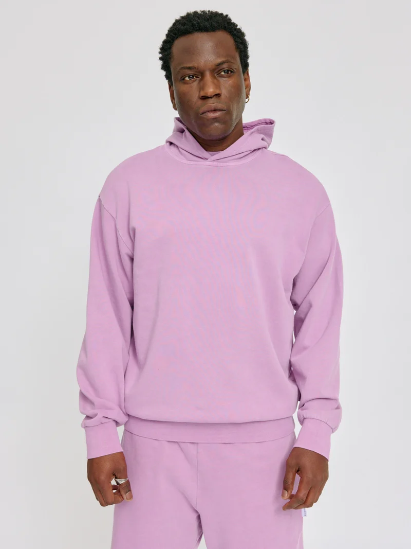 MAZINE Genderless Natural Dye Hoodie natural dye orchid