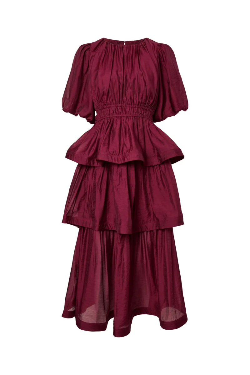 YAS - Yastilla 2/4 Long Dress - 4975872 Rhododendron