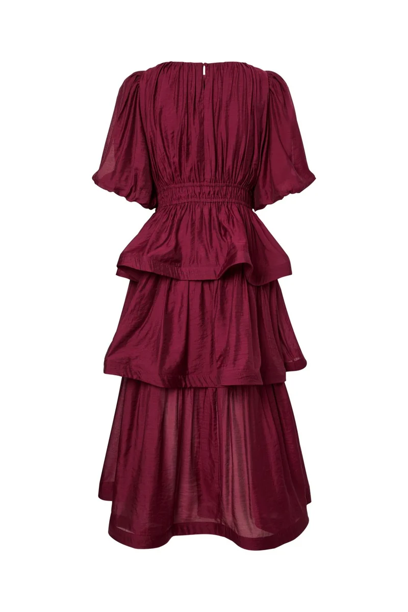 YAS - Yastilla 2/4 Long Dress - 4975872 Rhododendron
