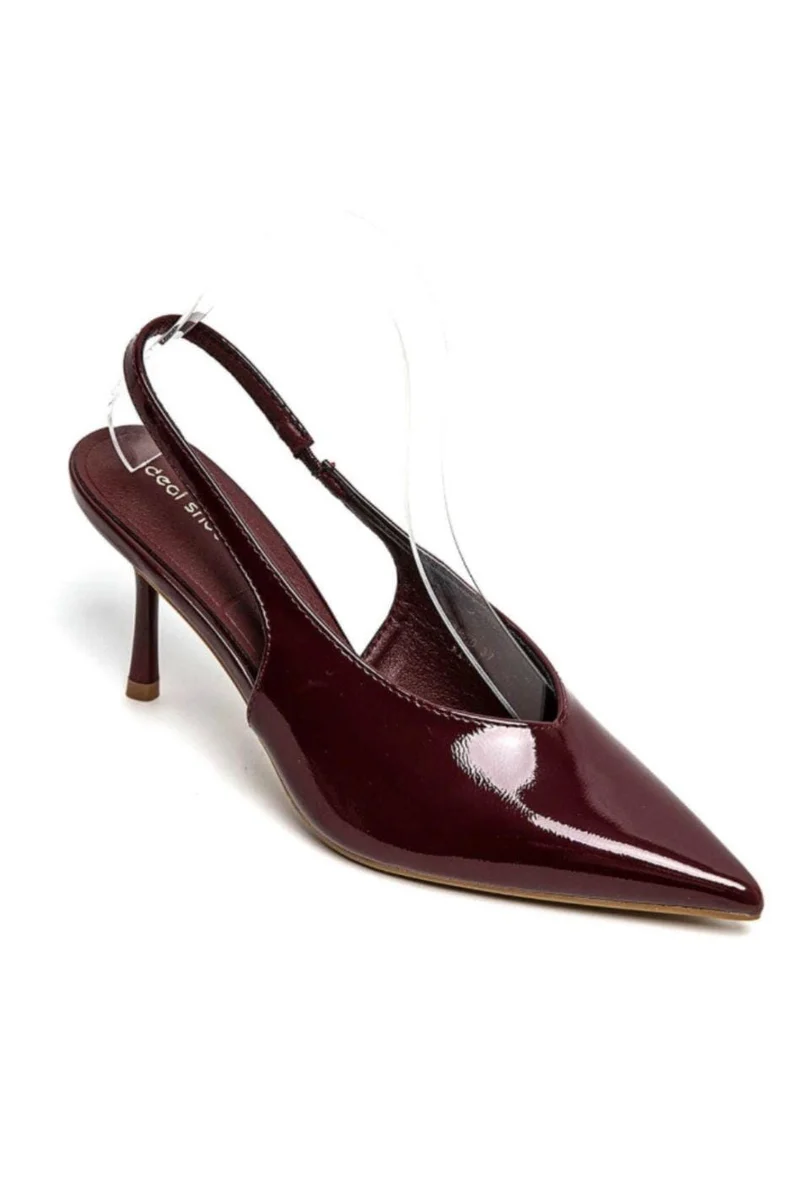 Bloom - Peony Stiletto - Burgundy