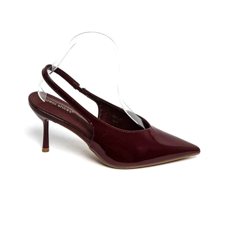 Bloom - Peony Stiletto - Burgundy