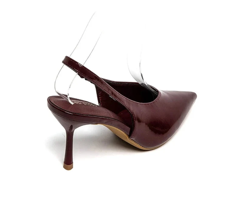 Bloom - Peony Stiletto - Burgundy