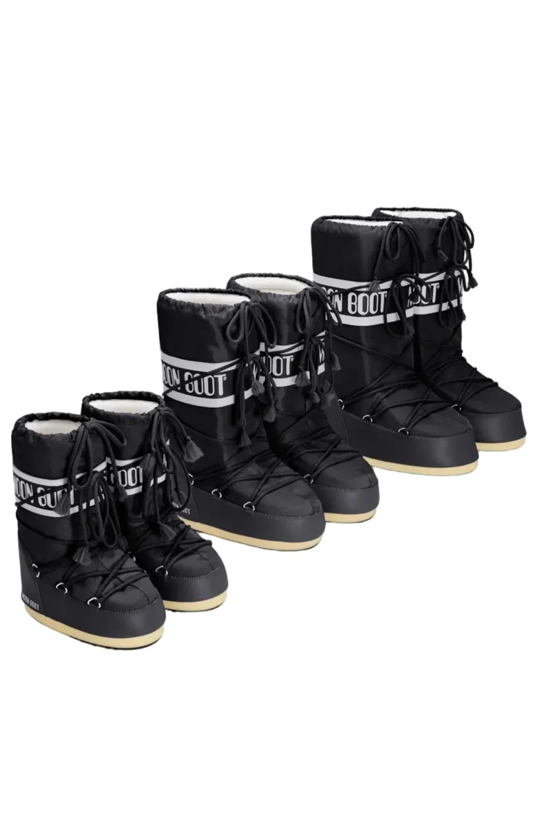 Moon Boot - Mb Icon Nylon Jr 80d1400440 - N001black