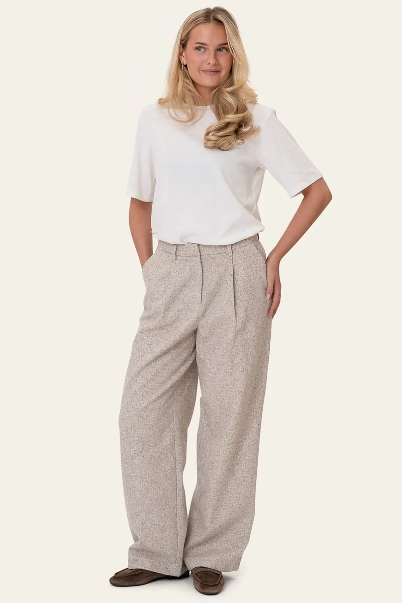 BYIC - Celinaic Pants A2351 - Beige Melange