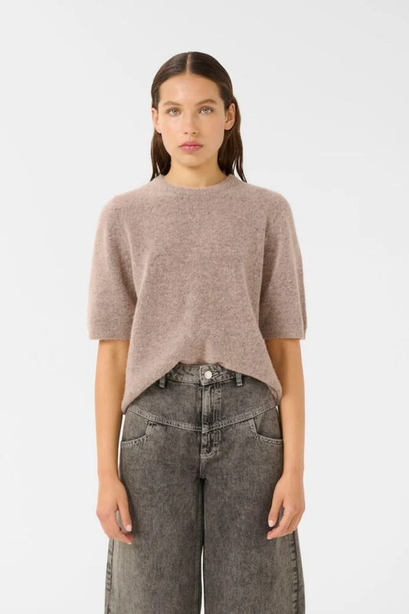 Gestuz - Gzalpha Ss Tee 10909996 - 1413071 - Rose Dust Melange