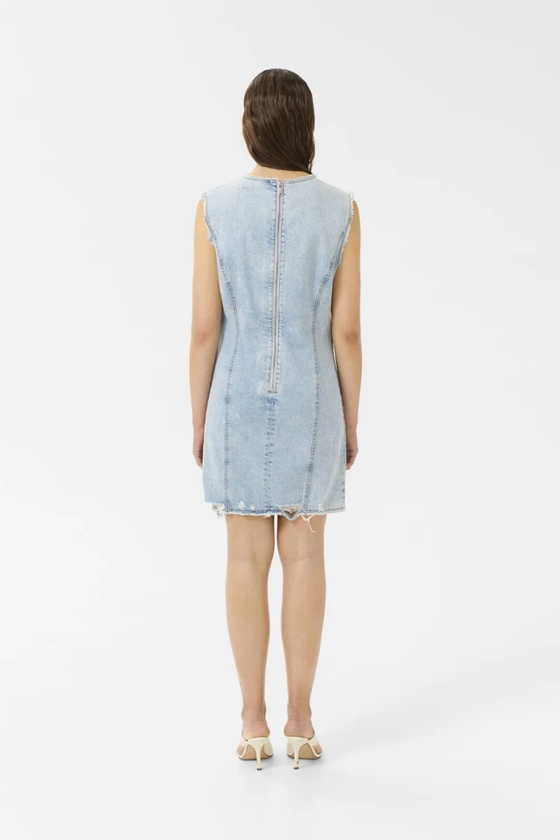 Gestuz - Gzdea Sl Short Dress 10910383 - 107868 - Light Blue Denim